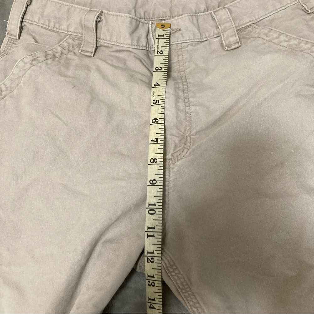 Carhartt Loose Fit Men's Tan Work Cargo Shorts Size 34 - Picture 14 of 16